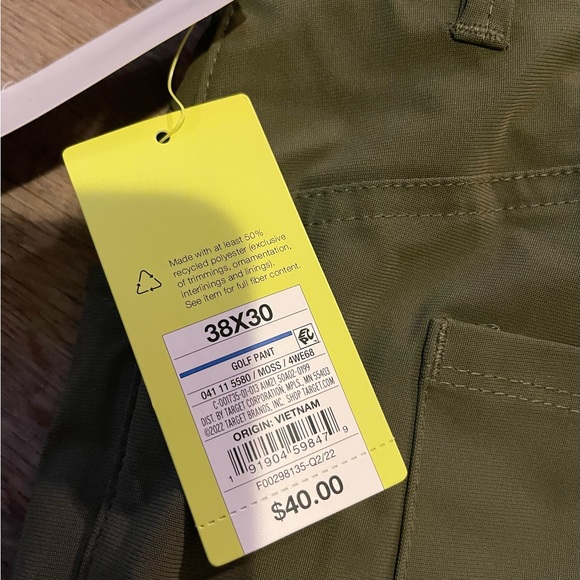 NWT All in Motion | Olive golf pants - Picture 2 of 5